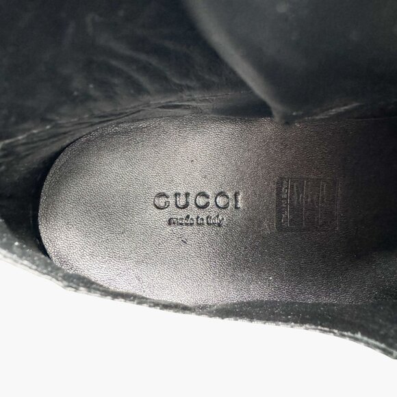 Gucci High Top Denim Sneakers EU 39 US 9 Blue Faded Distressed Retro Casual Shoe - Picture 13 of 14